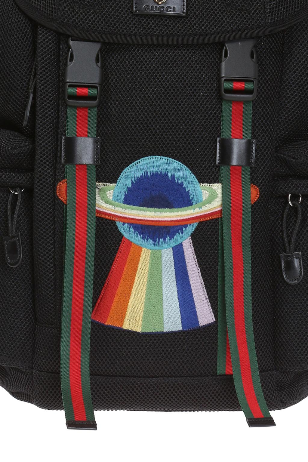 Black Embroidered backpack Gucci Vitkac Germany